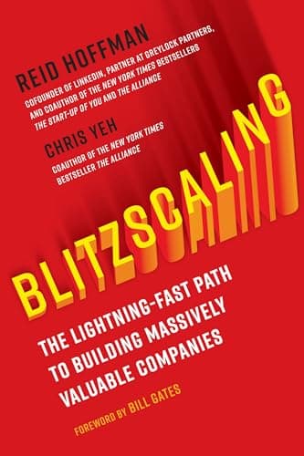 Cover of Blitzscaling: The Lightning-Fast Path to Building Massively Valuable Companies
