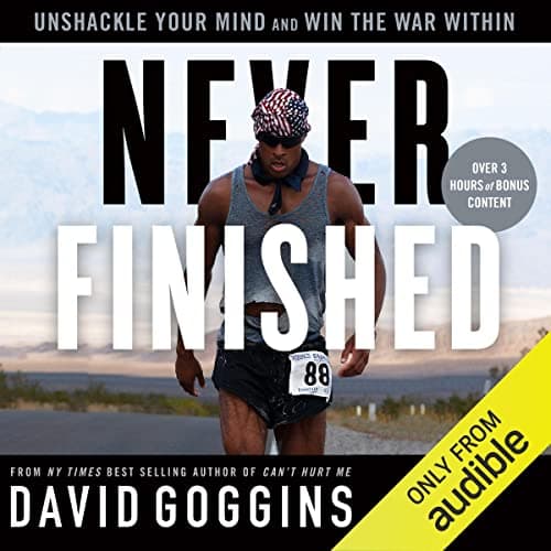 Cover of Never Finished: Unshackle Your Mind and Win the War Within