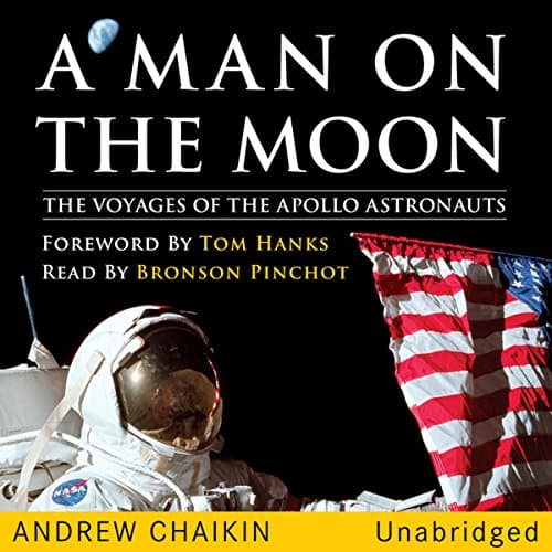 Cover of A Man on the Moon: The Voyages of the Apollo Astronauts