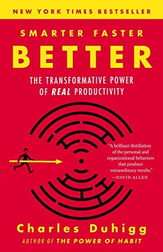 Cover of Smarter Faster Better: The Transformative Power of Real Productivity